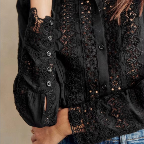 Sezane Rym Shirt, black